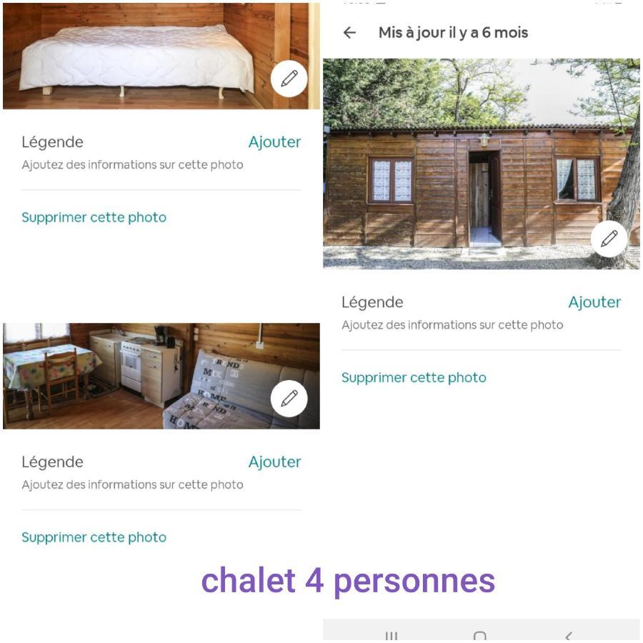 Camping Les Acacias Hotel Saint-Paulet-de-Caisson Szoba fotó